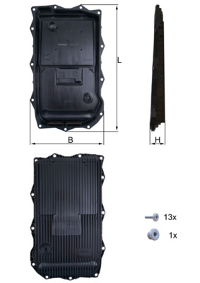 Mahle Original Oliekuip Automaat HX 184KIT