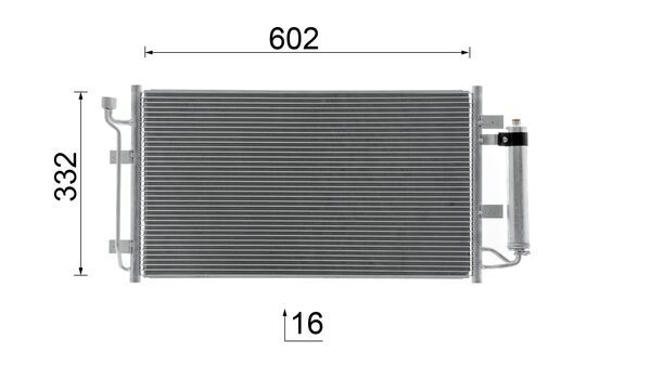 Mahle Original Airco condensor AC 1050 000S