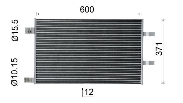 Mahle Original Airco condensor AC 1123 000P