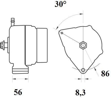 Mahle Original Alternator/Dynamo MG 354