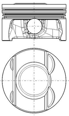 Zuiger Mahle Original 028 PI 00174 002