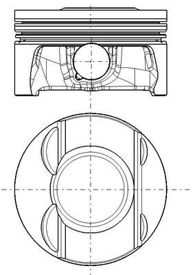 Zuiger Mahle Original 028 PI 00175 002