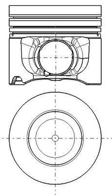 Zuiger Mahle Original 028 PI 00178 000