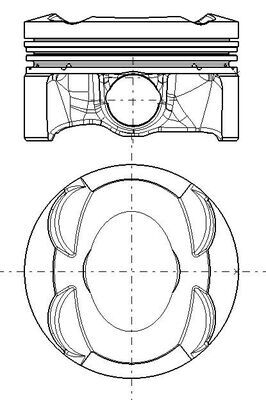Zuiger Mahle Original 039 PI 00138 002