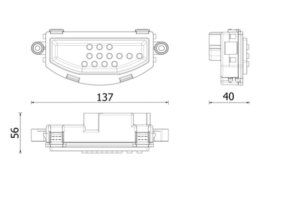 Regeleenheid interieurventilator Mahle Original ABR 166 000P