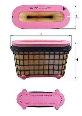 Luchtfilter Mahle Original LX 5437