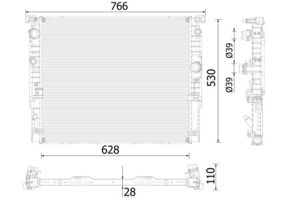 Radiateur Mahle Original CR 939 000P