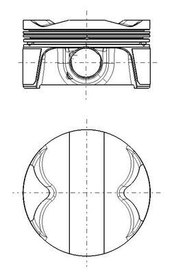 Zuiger Mahle Original 503 PI 00108 000