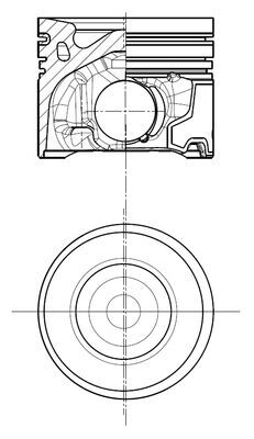 Zuiger Mahle Original 039 PI 00139 000