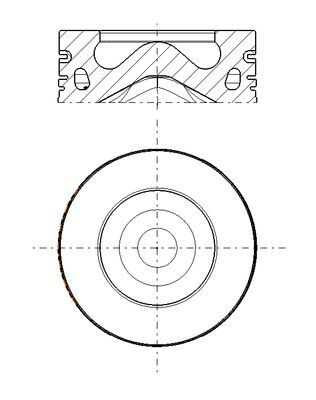 Zuiger Mahle Original 279 PI 00104 000