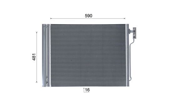 Mahle Original Airco condensor AC 655 000S