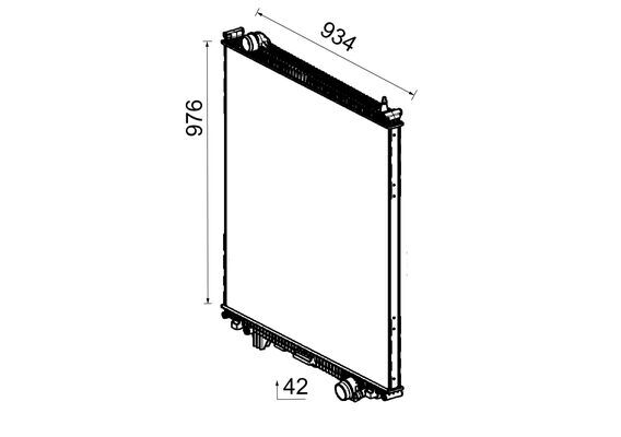 Radiateur Mahle Original CR 2729 000P