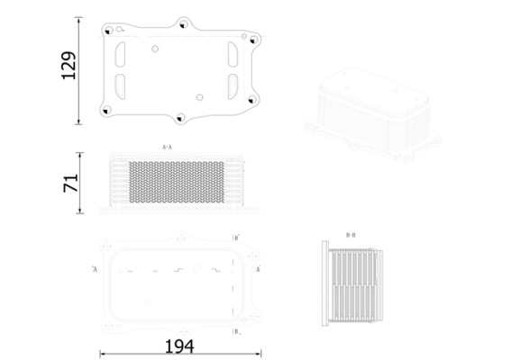 Oliekoeler motorolie Mahle Original CLC 317 000S