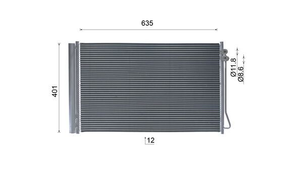 Mahle Original Airco condensor AC 1012 000S