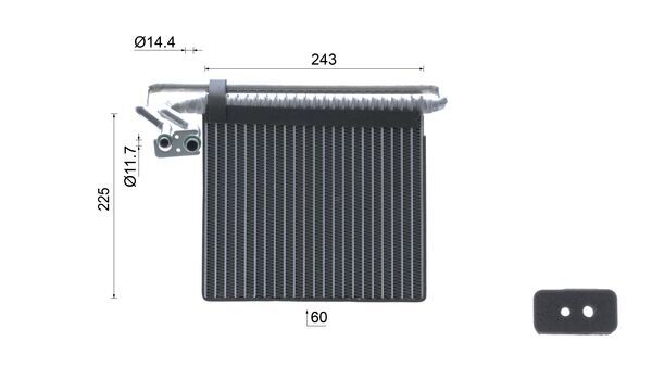 Mahle Original Airco verdamper AE 204 000S