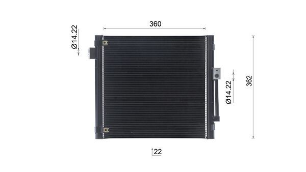 Mahle Original Airco condensor AC 1147 000S