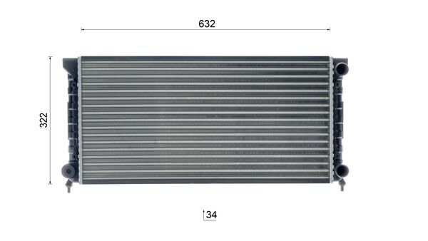 Mahle Original Radiateur CR 345 000S