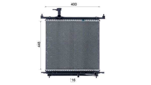 Mahle Original Radiateur CR 2071 000P