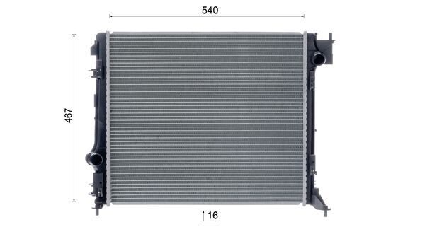 Mahle Original Radiateur CR 2241 000S