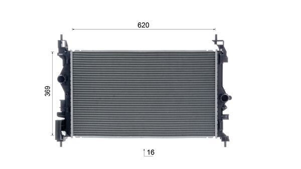 Mahle Original Radiateur CR 2244 000S