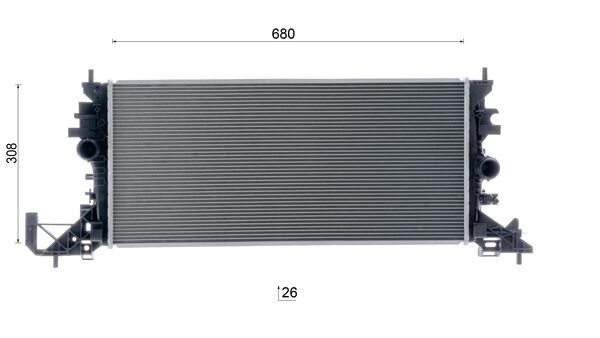Mahle Original Radiateur CR 2251 000S
