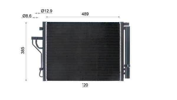 Mahle Original Airco condensor AC 43 000S