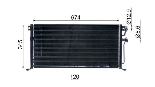 Mahle Original Airco condensor AC 485 001S