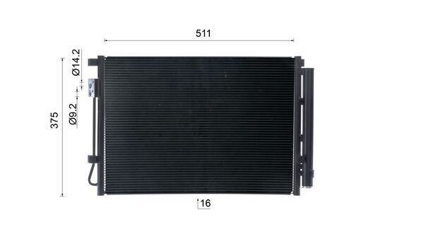 Mahle Original Airco condensor AC 1045 000S