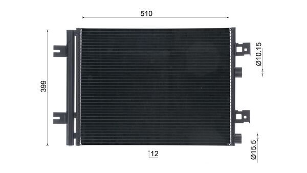Mahle Original Airco condensor AC 858 000S