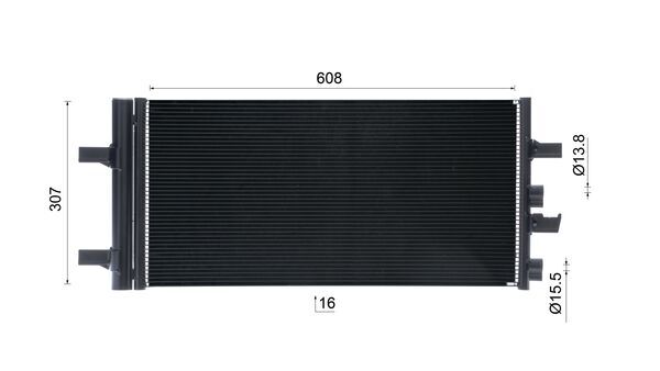 Mahle Original Airco condensor AC 891 000S
