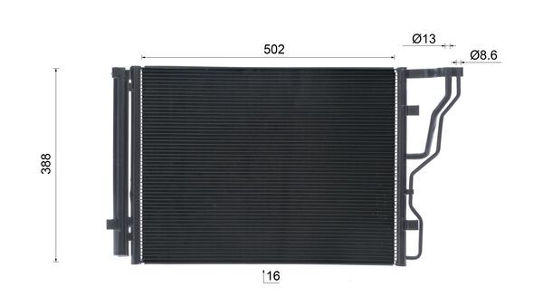 Mahle Original Airco condensor AC 1070 000S