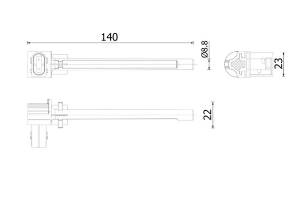 Mahle Original Niveausensor CRTX 6 000S