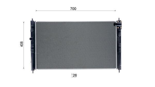 Mahle Original Radiateur CR 2237 000S