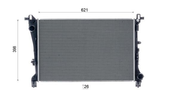 Mahle Original Radiateur CR 2246 000S