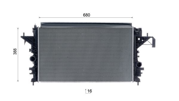 Mahle Original Radiateur CR 2250 000S