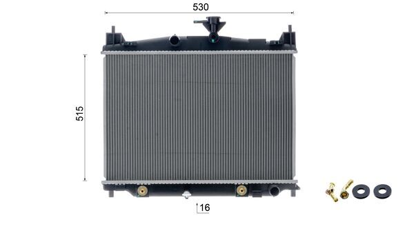 Mahle Original Radiateur CR 2267 000S