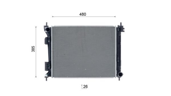 Mahle Original Radiateur CR 2268 000S