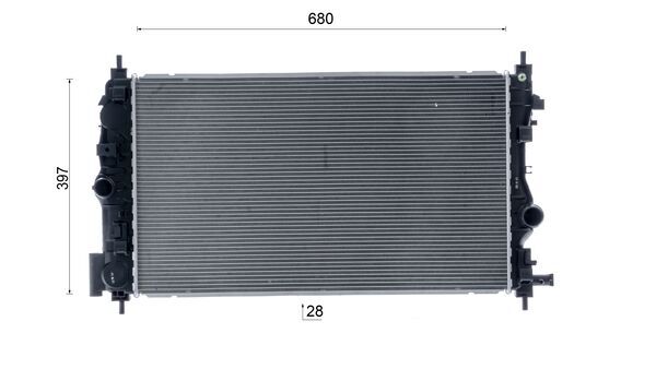 Mahle Original Radiateur CR 2633 000P