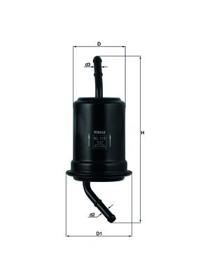 Brandstoffilter Mahle Original KL 115