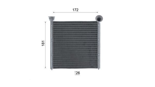 Mahle Original Kachelradiateur AH 256 000S