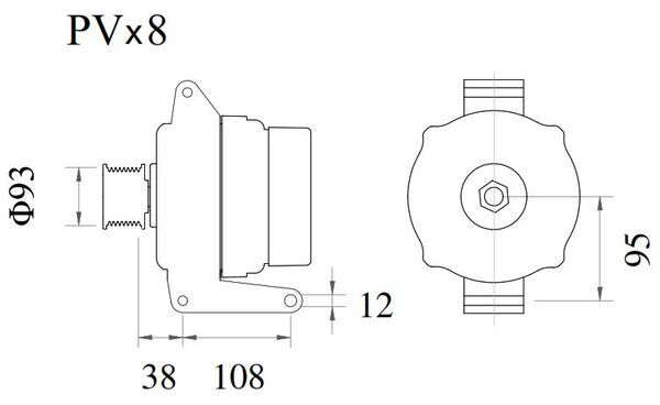 Mahle Original Dynamo / Alternator MG 1178