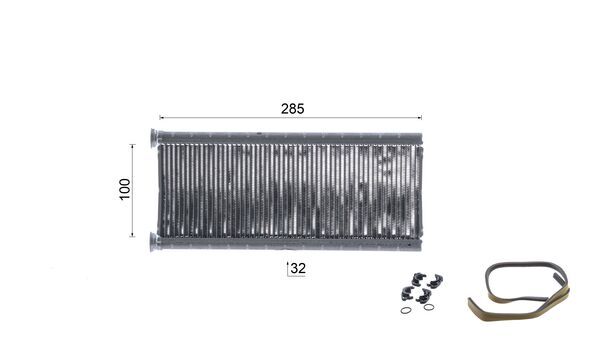 Mahle Original Kachelradiateur, interieurverwarming AH 334 000P