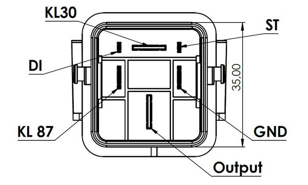 Mahle Original Regeleenheid, gloeitijd MHG 74