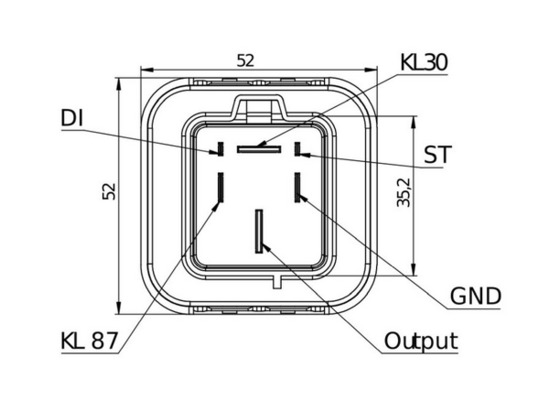 Mahle Original Regeleenheid, gloeitijd MHG 77