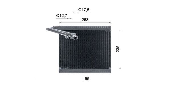 Mahle Original Airco verdamper AE 85 000S