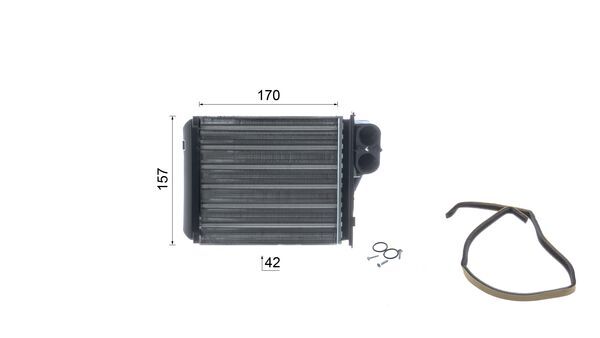 Mahle Original Kachelradiateur, interieurverwarming AH 333 000S