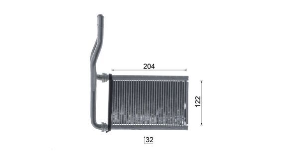Mahle Original Kachelradiateur, interieurverwarming AH 342 000S