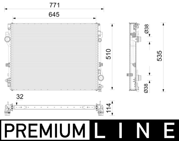 Radiateur Mahle Original CR 2787 000P