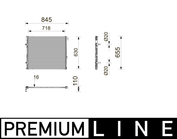 Radiateur Mahle Original CR 2803 000P