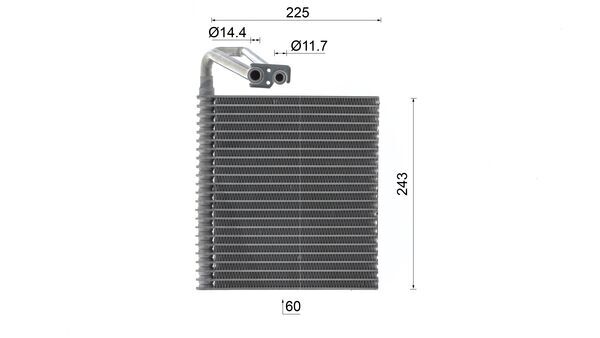 Mahle Original Airco verdamper AE 219 000S